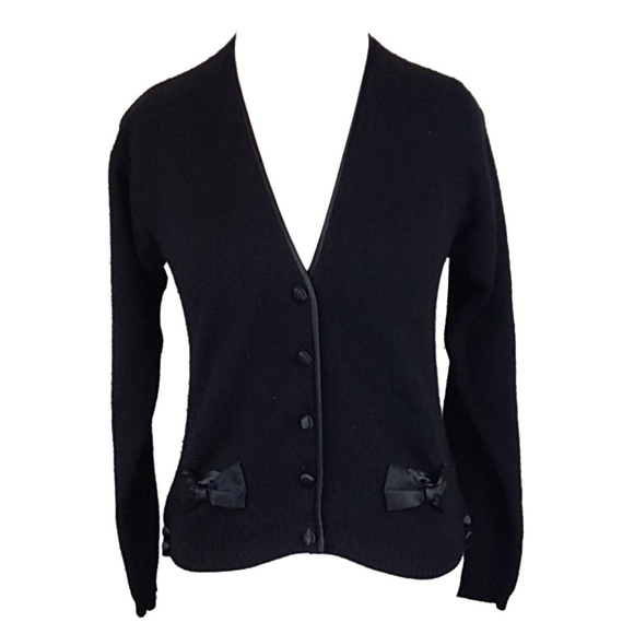 Austin Hill Bow Pocket Cardigan Sweater Size Small - Picture 1 of 7